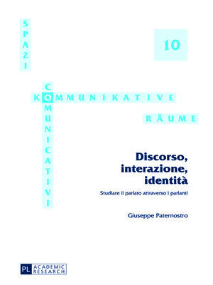 cover image of Discorso, interazione, identità